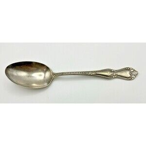 International Silver Antique Dunraven Silverplate Serving Spoon 120 DWT